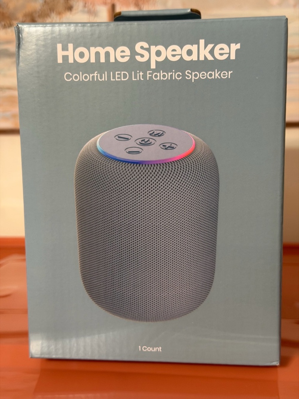 LED Bluetooth Home Speaker Colorful Light Ring
10W Portable USB-C New in box